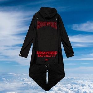 HBA FW16 Pilgrimage Fishtail Parka in Black